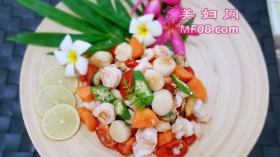 怎么做东南亚海鲜水果沙律最好吃 东南亚海鲜水果沙律怎么做好吃
