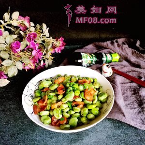 培根炒蚕豆怎么做好吃 培根炒蚕豆最正宗的做法