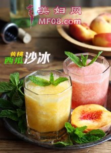 黄桃西瓜沙冰怎么做 黄桃西瓜沙冰的做法