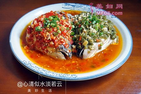 双剁椒鱼头的做法