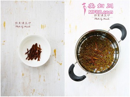 陈皮绿豆沙的做法步骤1-2