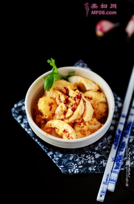 红油蒜茸拌鸡蛋