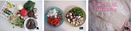 海鲜金砖豆腐