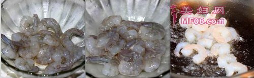 苦瓜炒虾仁步骤5-7