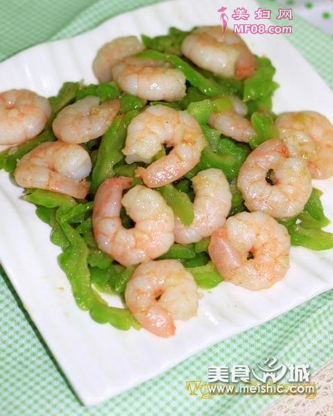 苦瓜炒虾仁