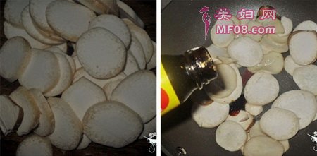 肉丸炒杏鲍菇步骤1-2