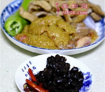 萝卜干炒鱼籽的做法步骤1