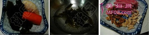 姜油冬笋炒腰果步骤1-3