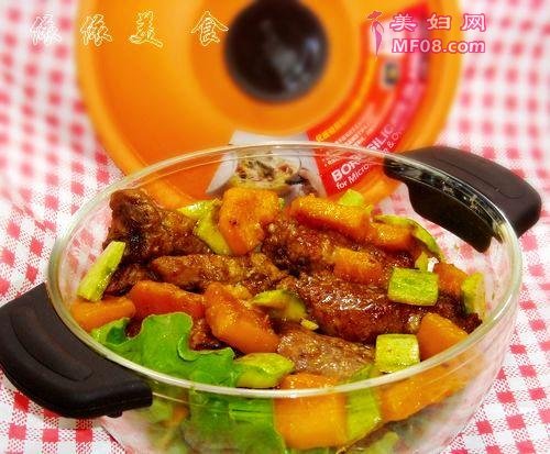 烤排骨杂蔬