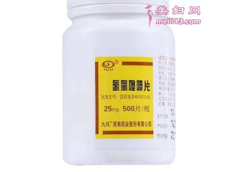 孕妇水肿可以吃氢氯噻嗪片吗