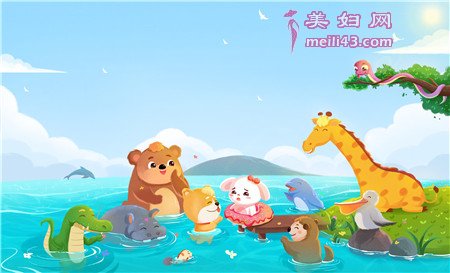 小鸭子和小猪游泳的故事