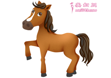 小骆驼和小红马的童话故事