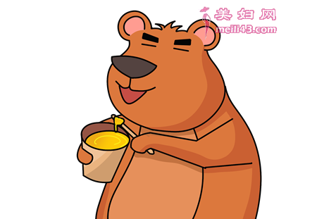 爱吃蜂蜜的小熊故事