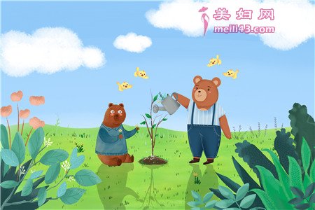 小熊红红的苹果故事