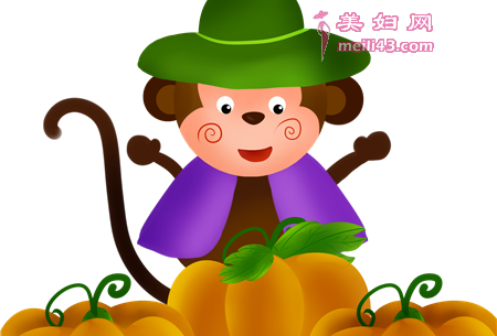 儿童故事小猴子摘桃子