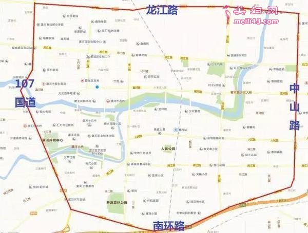 漯河实施单双号限行区域图