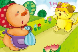 嘟噜猪放鞭炮故事