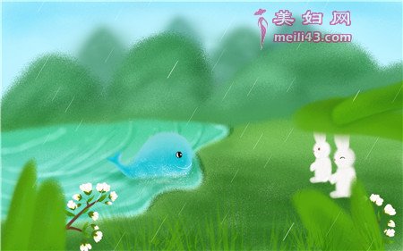 小鱼撑伞的童话故事