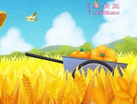 小白兔搬南瓜的故事