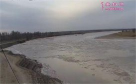 内蒙古河段首现流凌 黄河进入本年度凌汛期